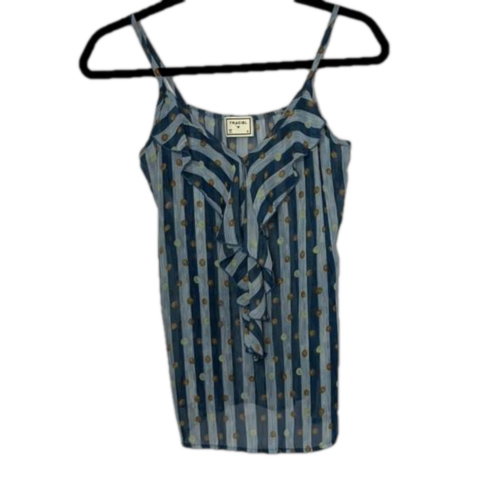 Traciel Sleeveless Sheer Top